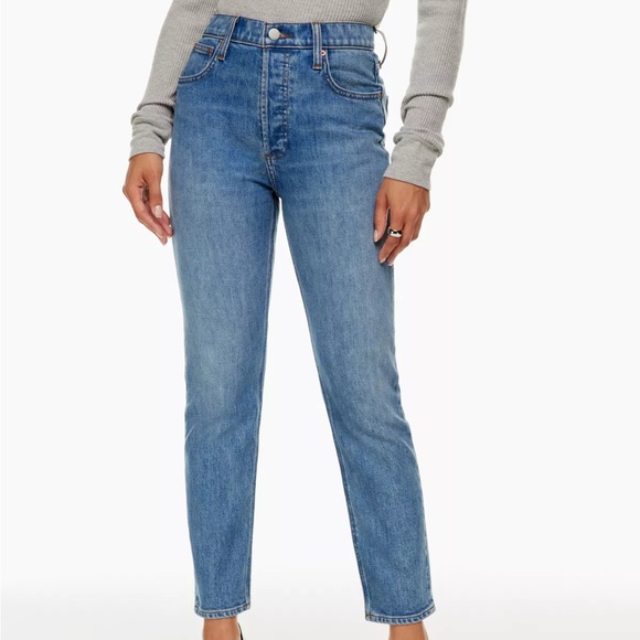 Denim Forum Yoko High Rise Slim Jeans - Picture 1 of 3